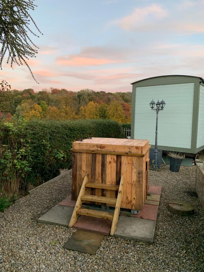 Sheepwash Shepherds Hut Bebside Exterior foto